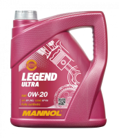 Масло моторное MANNOL 7918 Legend Ultra 0W-20 API SP (RC) 4л ESTER (Синтетическое)