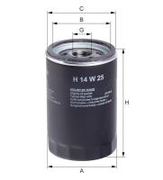 Корпусный масляный фильтр Hengst H14W25