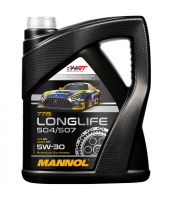 Масло моторное MANNOL 7715 LONGLIFE 504/507 5W-30 SN 5л