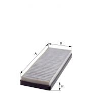 Угольный фильтр салона Hengst E931LC