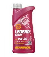 Масло моторное MANNOL 7919 Legend Extra 0W-30 API SN ACEA C2/C3 1л. (Синтетическое)