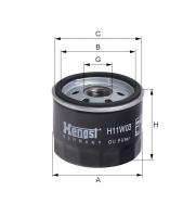 Корпусный масляный фильтр Hengst H11W03
