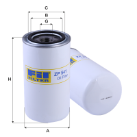 ZP541 масляный фильтр Fil Filter
