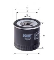 Корпусный масляный фильтр Hengst H10W10