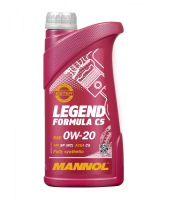 Масло моторное MANNOL 7921 Legend Formula C5 0W-20 API SP (RC) 1л ESTER (Синтетическое)