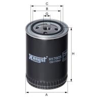 Корпусный масляный фильтр Hengst H17W25