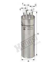 Магистральный топливный фильтр Hengst H207WK02