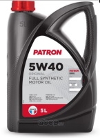 Моторное масло PATRON 5W-40 5 л. /синтетическое/ 5413046801404