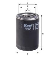 Корпусный масляный фильтр Hengst H17W16