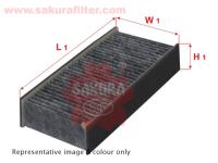 Фильтр салона угольный Sakura CAC-1609