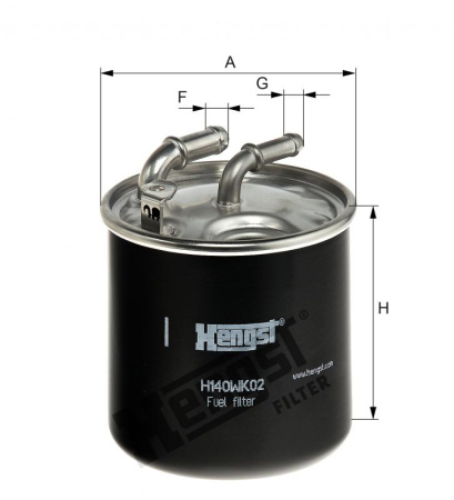 Магистральный топливный фильтр Hengst H140WK02