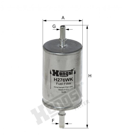 Магистральный топливный фильтр Hengst H276WK
